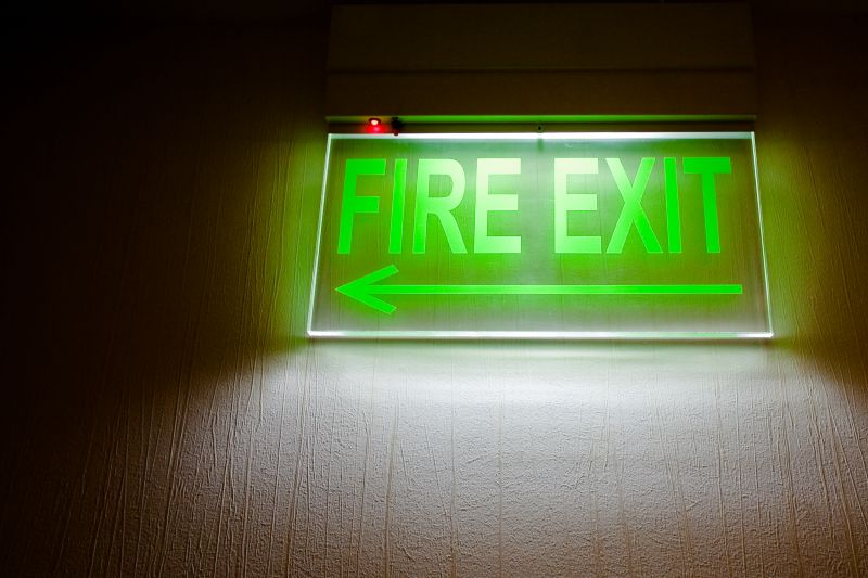 Fire Exit Sign Installation in Alpharetta, GA