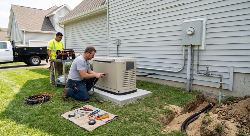 Gas Generator Installation in Alpharetta, GA