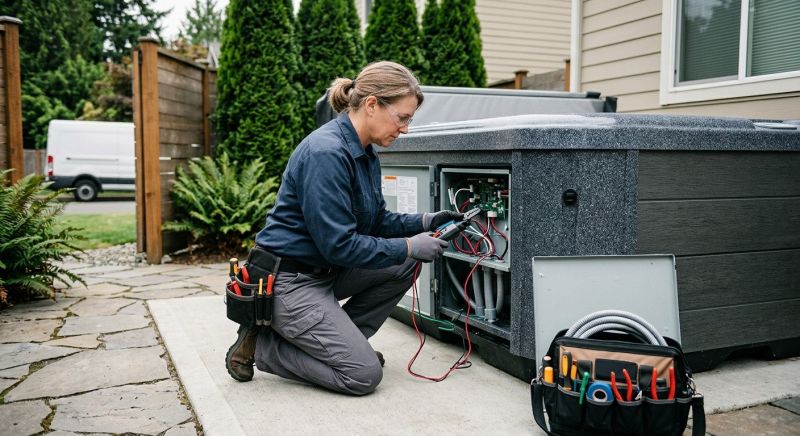 Hot Tub Electrical Wiring in Heber City, UT