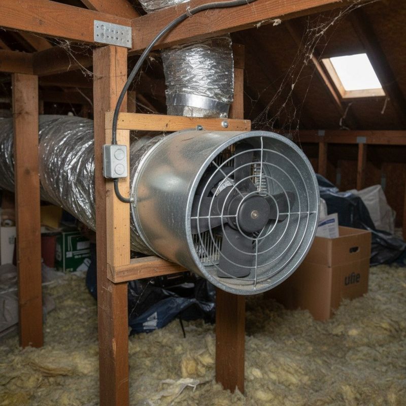Attic Fan Replacement in Heber City, UT