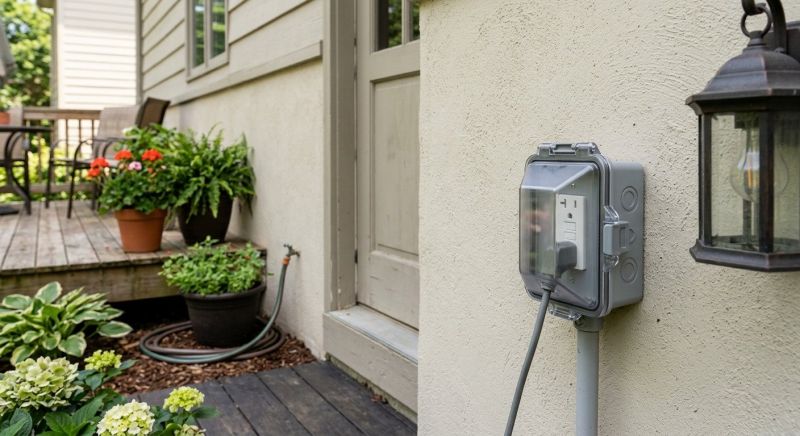 Exterior Outlet Installation in Heber City, UT