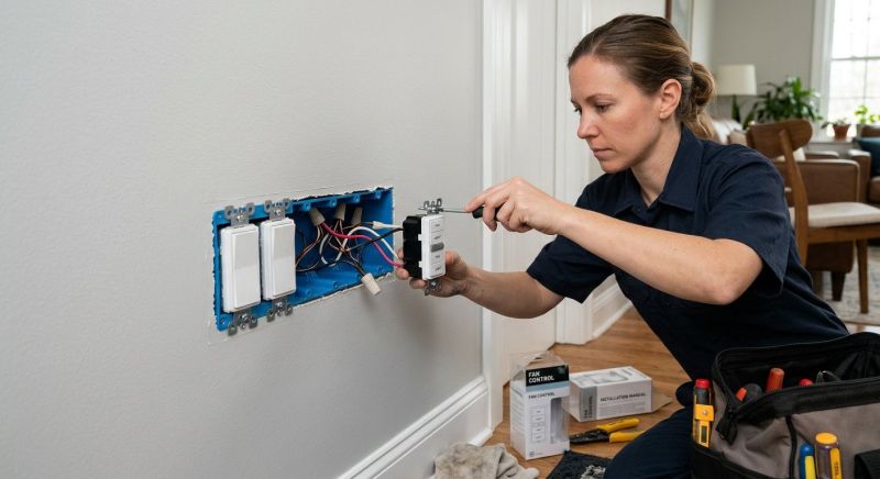 Fan Wall Switch Installation in Heber City, UT