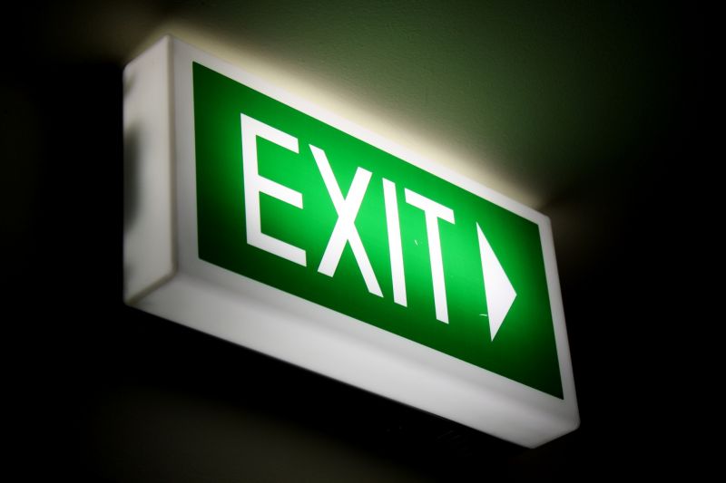 Fire Exit Sign Installation in Alpharetta, GA