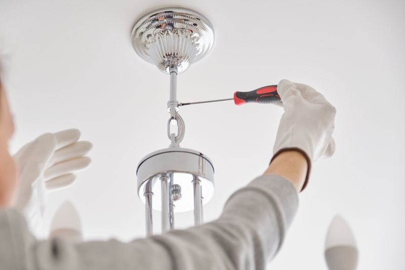 Hanging Light Installation in Olathe, KS