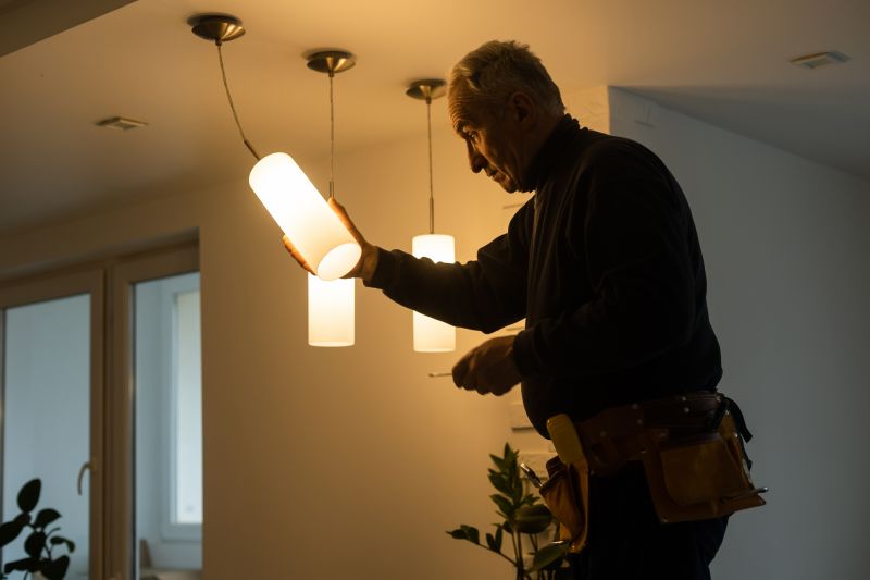 Hanging Light Installation in Kansas City, KS