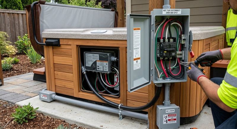 Hot Tub Electrical Wiring in Heber City, UT