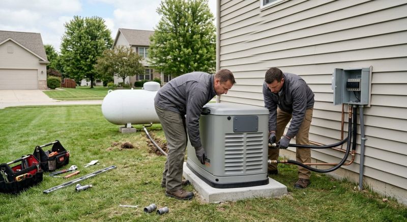 Propane Generator Installation in Alpharetta, GA