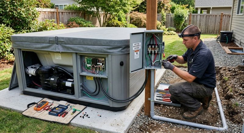 Spa Wiring Installation in Heber City, UT