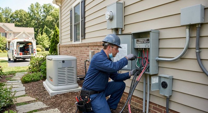 Transfer Switch Installation in Conroe, TX